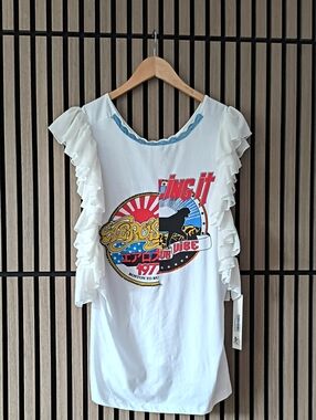 Semicouture White Tank with Crochet Trim Made In Italy